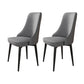 Fabric Dining Chair Modern Parsons Armless Chair for Dining Room