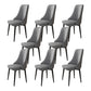 Fabric Dining Chair Modern Parsons Armless Chair for Dining Room