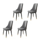 Fabric Dining Chair Modern Parsons Armless Chair for Dining Room