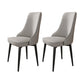 Fabric Dining Chair Modern Parsons Armless Chair for Dining Room
