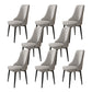 Fabric Dining Chair Modern Parsons Armless Chair for Dining Room