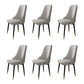 Fabric Dining Chair Modern Parsons Armless Chair for Dining Room