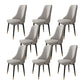 Fabric Dining Chair Modern Parsons Armless Chair for Dining Room