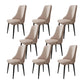 Fabric Dining Chair Modern Parsons Armless Chair for Dining Room
