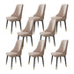 Fabric Dining Chair Modern Parsons Armless Chair for Dining Room