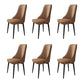 Fabric Dining Chair Modern Parsons Armless Chair for Dining Room