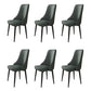 Fabric Dining Chair Modern Parsons Armless Chair for Dining Room