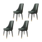 Fabric Dining Chair Modern Parsons Armless Chair for Dining Room