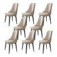 Fabric Dining Chair Modern Parsons Armless Chair for Dining Room