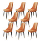 Fabric Dining Chair Modern Parsons Armless Chair for Dining Room