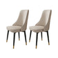 Fabric Dining Chair Modern Parsons Armless Chair for Dining Room