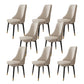 Fabric Dining Chair Modern Parsons Armless Chair for Dining Room