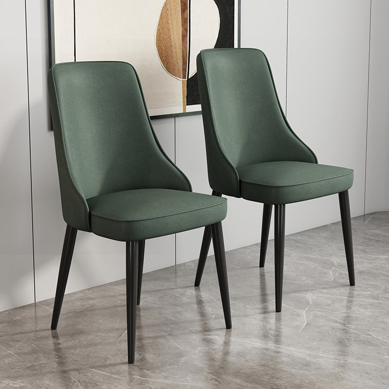 Fabric Dining Side Chair Modern Parsons Armless Chair for Dining Room Clearhalo 'Dining Chairs' 'Dining Tables & Seating' 'dining_chair' 'furn' 'furn_dining_chair' 'Furniture' 'Kitchen & Dining Furniture' 7143796