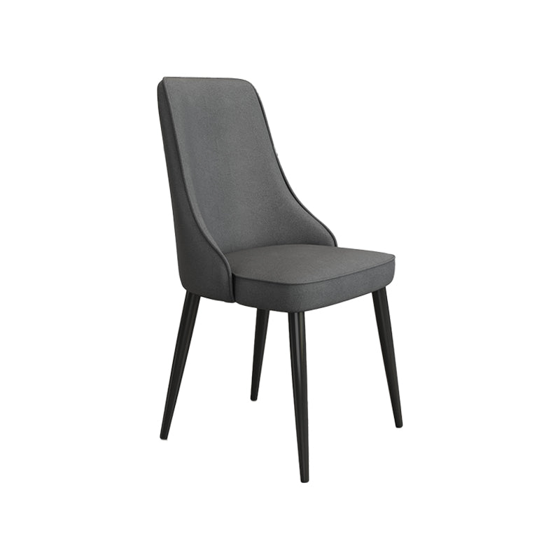 Fabric Dining Side Chair Modern Parsons Armless Chair for Dining Room Clearhalo 'Dining Chairs' 'Dining Tables & Seating' 'dining_chair' 'furn' 'furn_dining_chair' 'Furniture' 'Kitchen & Dining Furniture' 7143801