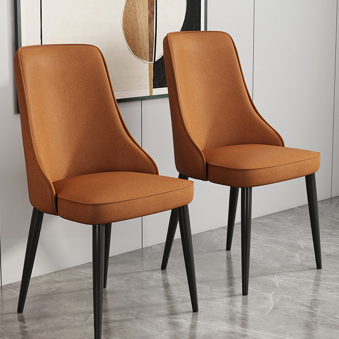 Fabric Dining Side Chair Modern Parsons Armless Chair for Dining Room Clearhalo 'Dining Chairs' 'Dining Tables & Seating' 'dining_chair' 'furn' 'furn_dining_chair' 'Furniture' 'Kitchen & Dining Furniture' 7143811