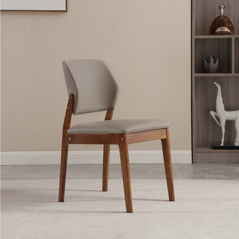 Upholstered Kitchen Side Chair Modern Style Open Back Armless Chair Clearhalo 'Dining Chairs' 'Dining Tables & Seating' 'dining_chair' 'furn' 'furn_dining_chair' 'Furniture' 'Kitchen & Dining Furniture' 7143846