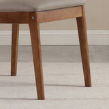 Upholstered Kitchen Side Chair Modern Style Open Back Armless Chair Clearhalo 'Dining Chairs' 'Dining Tables & Seating' 'dining_chair' 'furn' 'furn_dining_chair' 'Furniture' 'Kitchen & Dining Furniture' 7143854