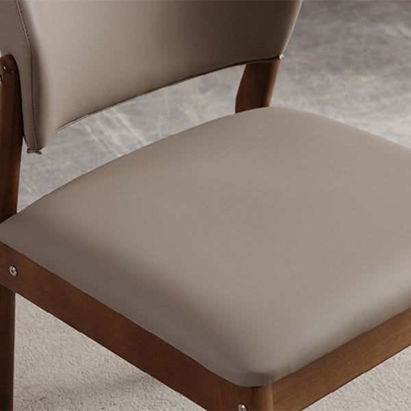 Upholstered Kitchen Side Chair Modern Style Open Back Armless Chair Clearhalo 'Dining Chairs' 'Dining Tables & Seating' 'dining_chair' 'furn' 'furn_dining_chair' 'Furniture' 'Kitchen & Dining Furniture' 7143856