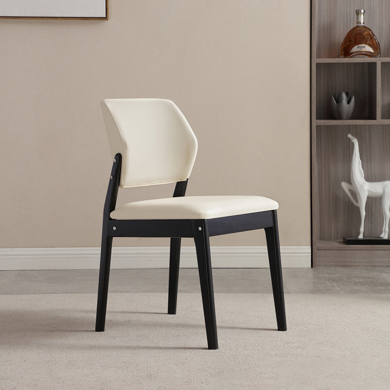 Upholstered Kitchen Side Chair Modern Style Open Back Armless Chair Clearhalo 'Dining Chairs' 'Dining Tables & Seating' 'dining_chair' 'furn' 'furn_dining_chair' 'Furniture' 'Kitchen & Dining Furniture' 7143864