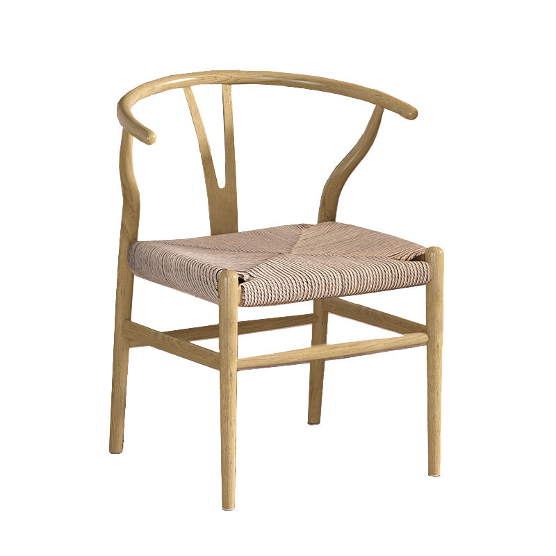 Industrial Style Dining Chairs Iron Arm Dining Chairs for Kitchen Use Natural Khaki 1 Piece Clearhalo 'Dining Chairs' 'Dining Tables & Seating' 'dining_chair' 'furn' 'furn_dining_chair' 'Furniture' 'Kitchen & Dining Furniture' 7144066