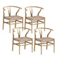 Industrial Style Dining Chairs Iron Arm Dining Chairs for Kitchen Use Natural Khaki 4 Piece Set Clearhalo 'Dining Chairs' 'Dining Tables & Seating' 'dining_chair' 'furn' 'furn_dining_chair' 'Furniture' 'Kitchen & Dining Furniture' 7144068