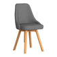 Solid Wood Dining Chair Modern Style Side Chair for Dining Room Dark Gray 1 Piece Clearhalo 'Dining Chairs' 'Dining Tables & Seating' 'dining_chair' 'furn' 'furn_dining_chair' 'Furniture' 'Kitchen & Dining Furniture' 7144078