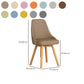 Solid Wood Dining Chair Modern Style Side Chair for Dining Room Clearhalo 'Dining Chairs' 'Dining Tables & Seating' 'dining_chair' 'furn' 'furn_dining_chair' 'Furniture' 'Kitchen & Dining Furniture' 7144144