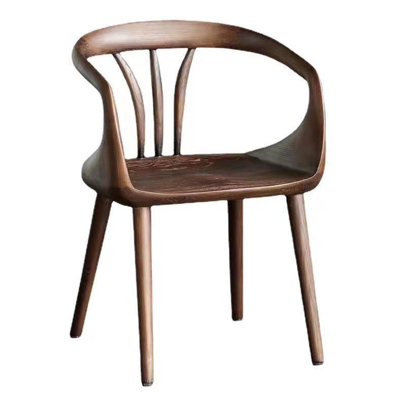 Contemporary Arm Dining Chair Dining Room Solid Wood Dining Chair Clearhalo 'Dining Chairs' 'Dining Tables & Seating' 'dining_chair' 'furn' 'furn_dining_chair' 'Furniture' 'Kitchen & Dining Furniture' 7144189