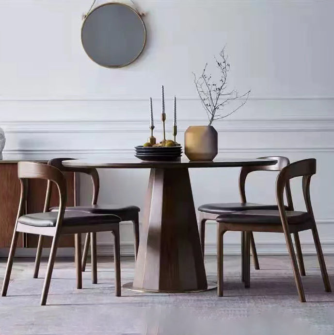 Esszimmer zeitgenössischer armloser Stuhl Masster Holz Essstuhl