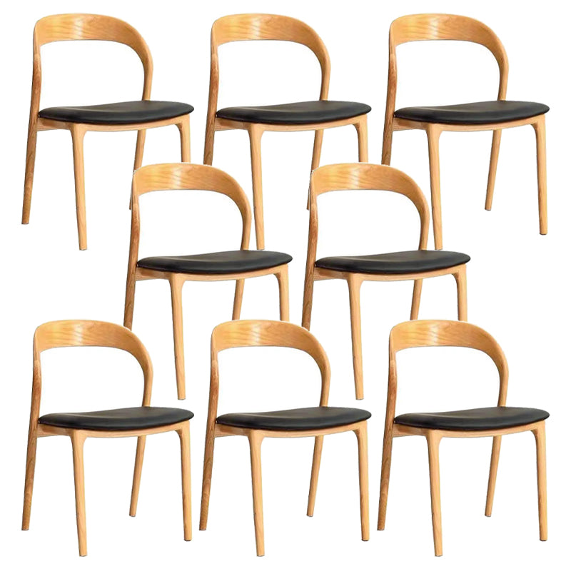 Esszimmer zeitgenössischer armloser Stuhl Masster Holz Essstuhl