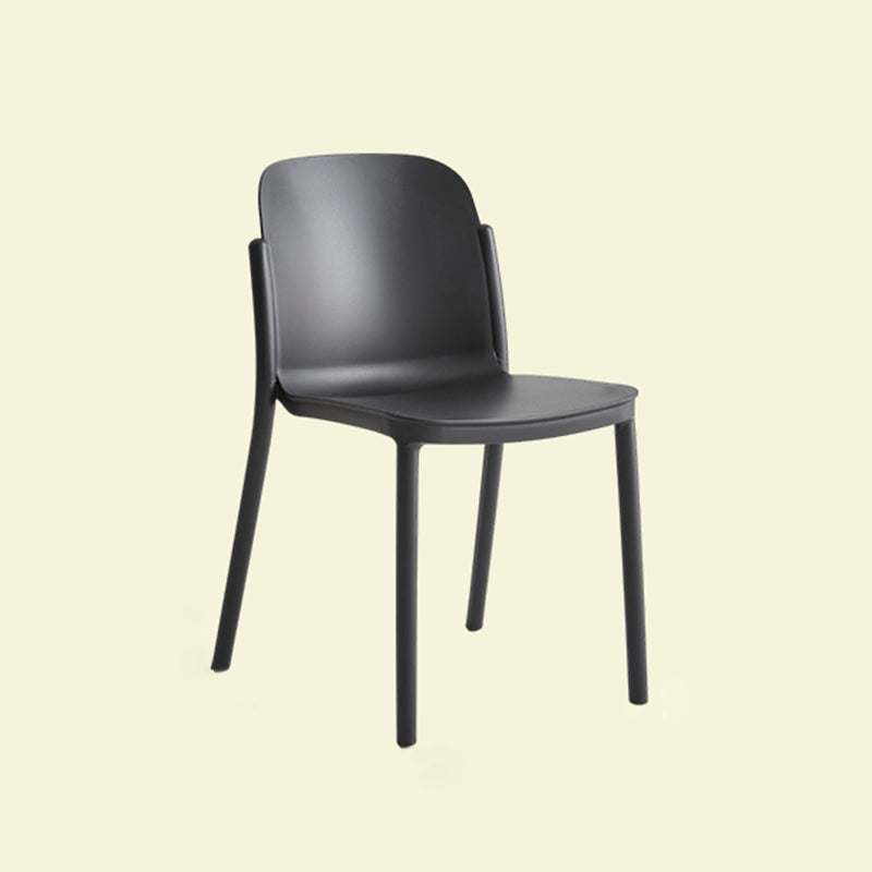 Dining Room Contemporary Dining Chair Plastic Stacking Side Chair