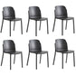 Dining Room Contemporary Dining Chair Plastic Stacking Side Chair