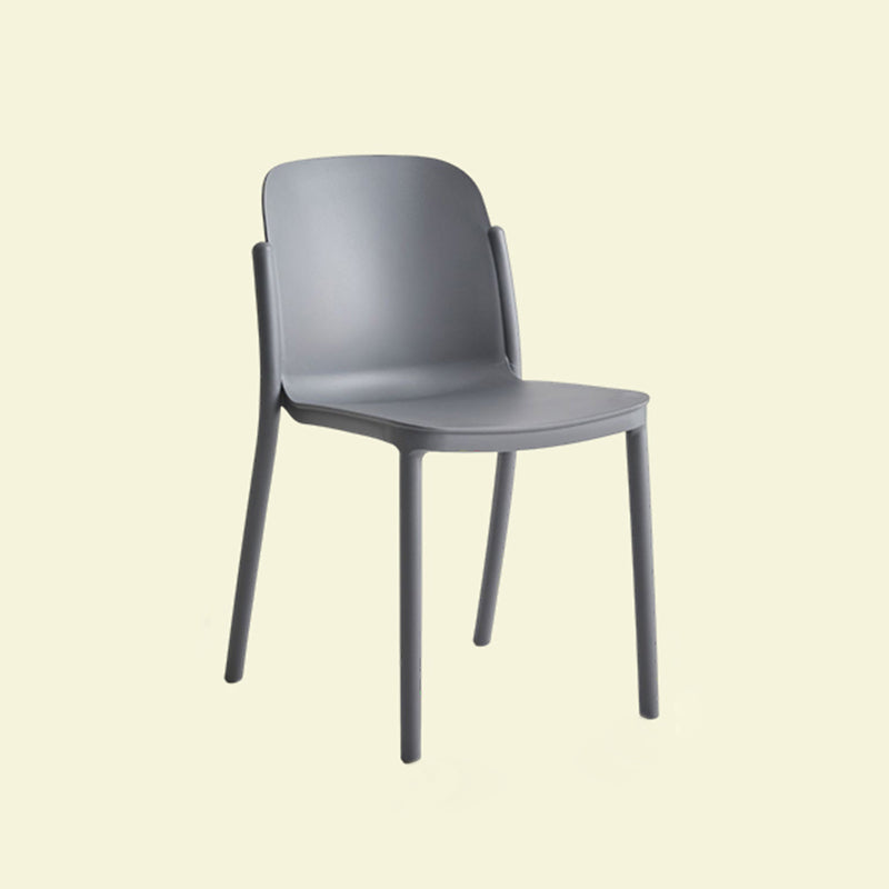Dining Room Contemporary Dining Chair Plastic Stacking Side Chair