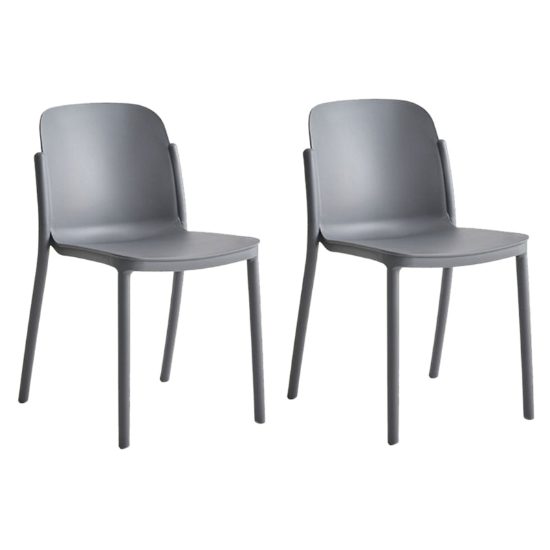 Dining Room Contemporary Dining Chair Plastic Stacking Side Chair