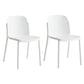 Dining Room Contemporary Dining Chair Plastic Stacking Side Chair