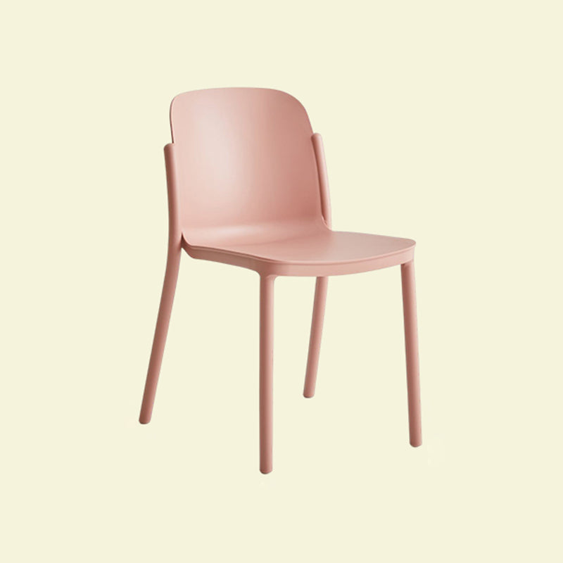 Dining Room Contemporary Dining Chair Plastic Stacking Side Chair