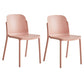Dining Room Contemporary Dining Chair Plastic Stacking Side Chair