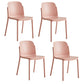 Dining Room Contemporary Dining Chair Plastic Stacking Side Chair