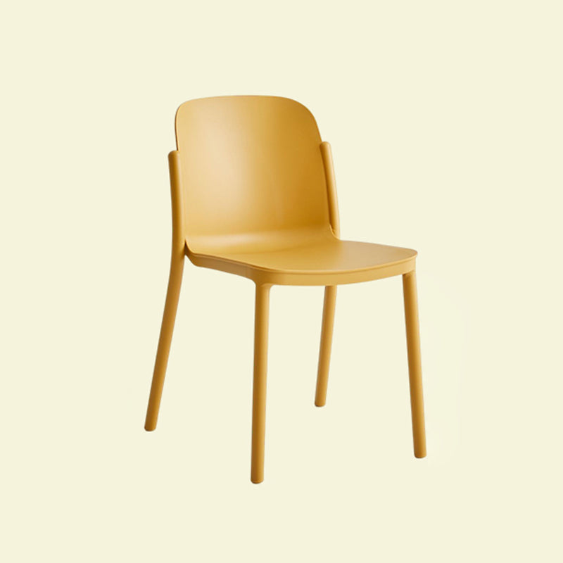 Dining Room Contemporary Dining Chair Plastic Stacking Side Chair