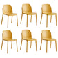 Dining Room Contemporary Dining Chair Plastic Stacking Side Chair