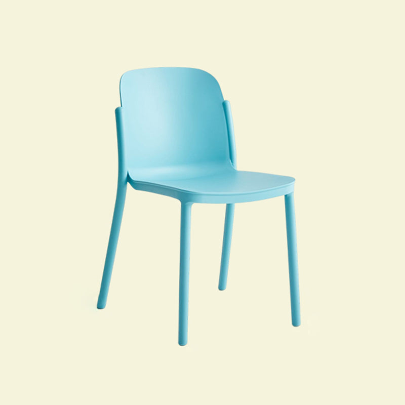 Dining Room Contemporary Dining Chair Plastic Stacking Side Chair