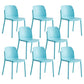 Dining Room Contemporary Dining Chair Plastic Stacking Side Chair