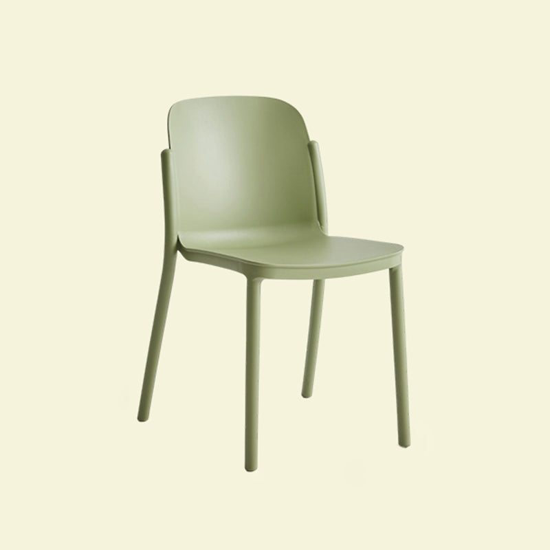 Dining Room Contemporary Dining Chair Plastic Stacking Side Chair
