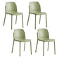 Dining Room Contemporary Dining Chair Plastic Stacking Side Chair