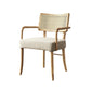 Contemporary Kitchen Dining Chairs Upholstered Chairs with Wood Base