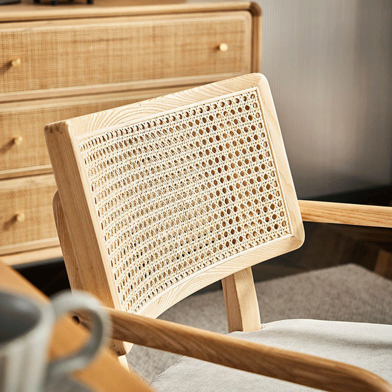 Contemporary Kitchen Dining Chairs Upholstered Chairs with Wood Base