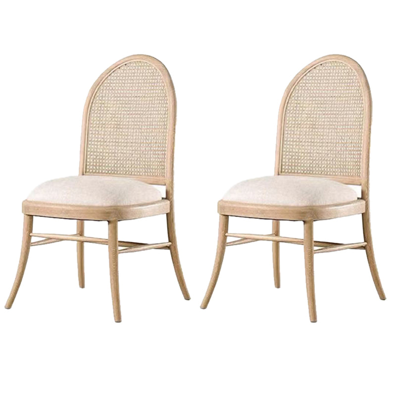 Contemporary Kitchen Dining Chairs Upholstered Chairs with Wood Base