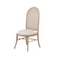 Contemporary Kitchen Dining Chairs Upholstered Chairs with Wood Base