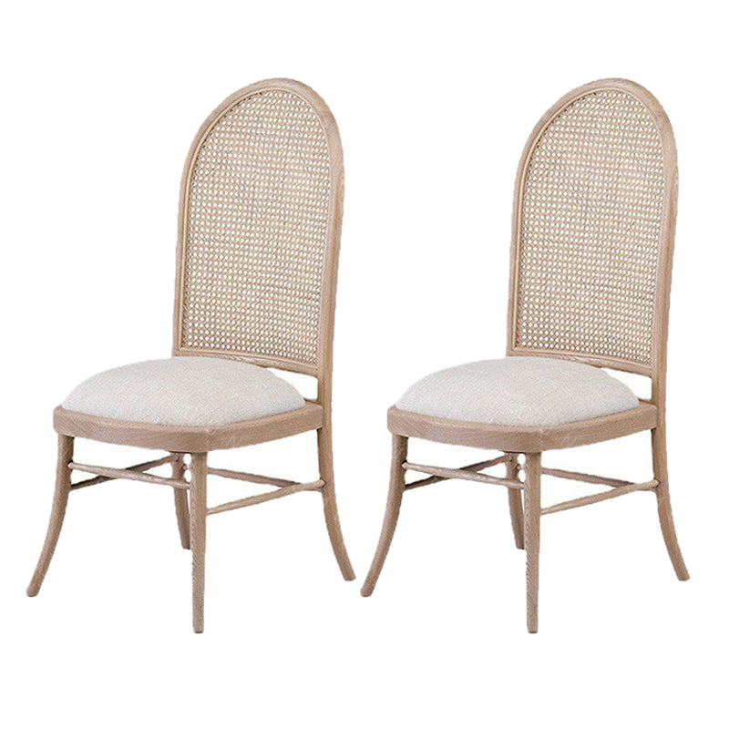 Contemporary Kitchen Dining Chairs Upholstered Chairs with Wood Base