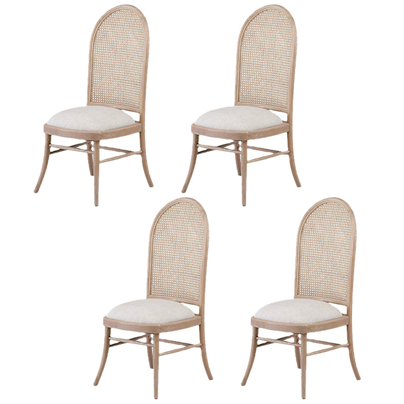 Contemporary Kitchen Dining Chairs Upholstered Chairs with Wood Base